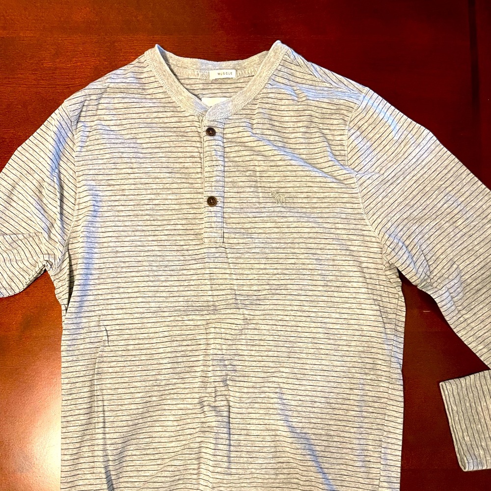 Abercrombie Striped Henley